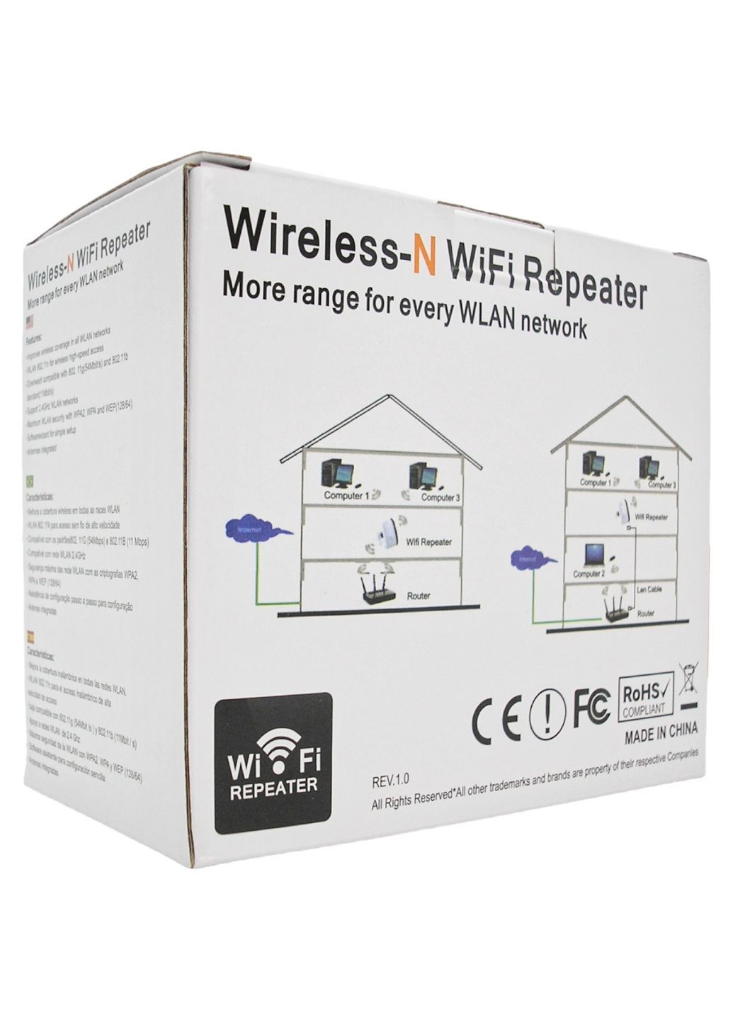 Репитер WiFi Вай фай усилитель сигнала ретранслятор точка доступа к интернету рэпитер repeater No Brand (260074435)