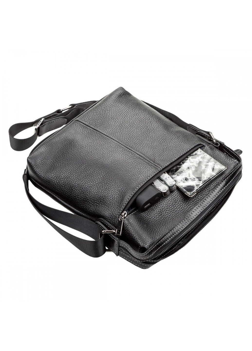 Сумка из натуральной кожи 11122 Черный Shvigel (262892269)