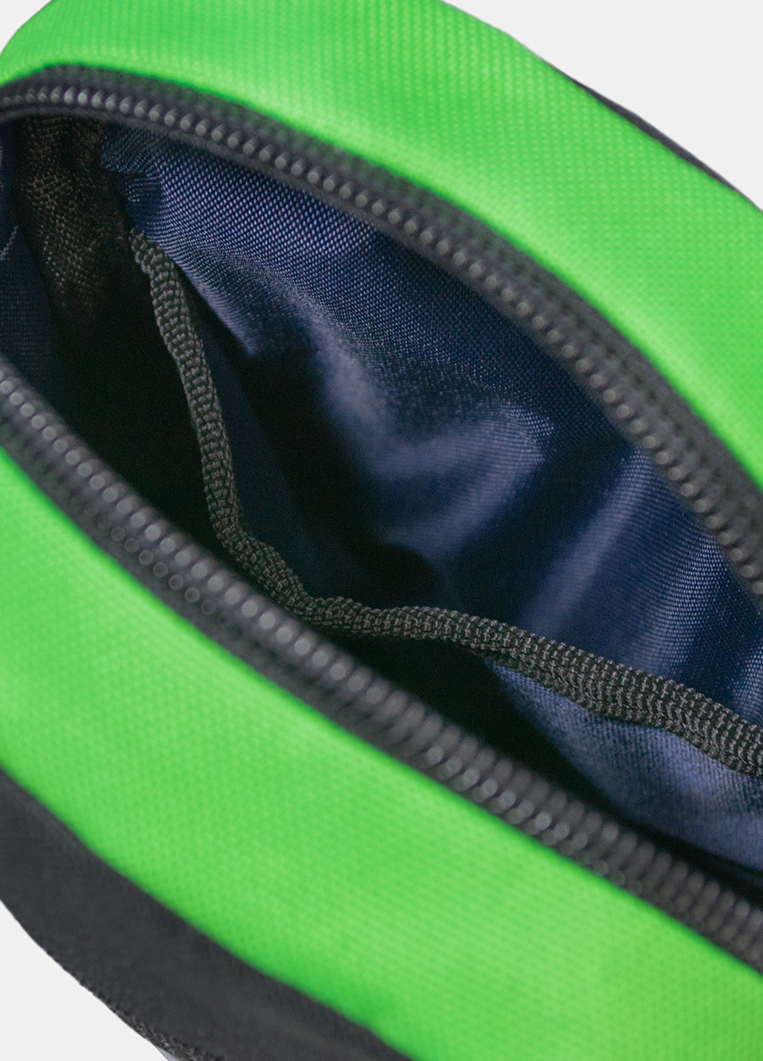 Маленька сумка крос-боді (через плече) СBs чорна/зелена Famk (268998267)