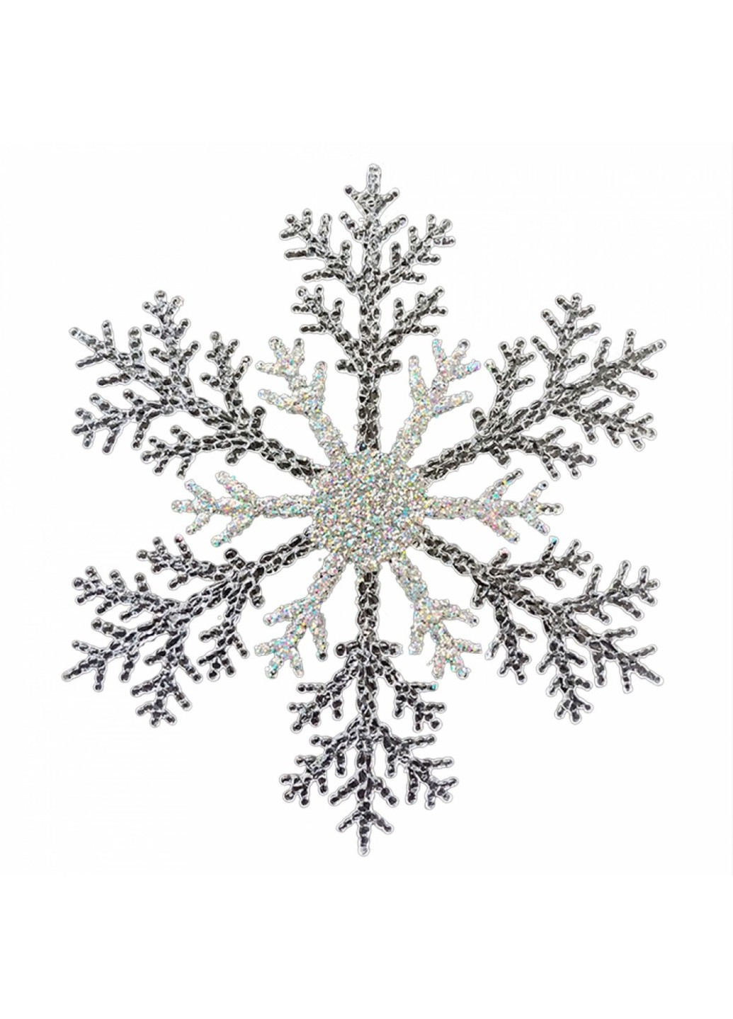 Сніжинка 26 см, Новогодько 974868 Novogod'ko (269692813)
