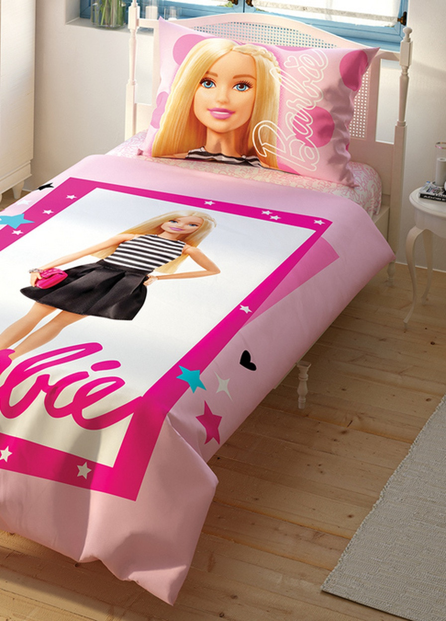 Подростковый комплект Disney Barbie Cek Ранфорс / простыня на резинке Tac (258655145)