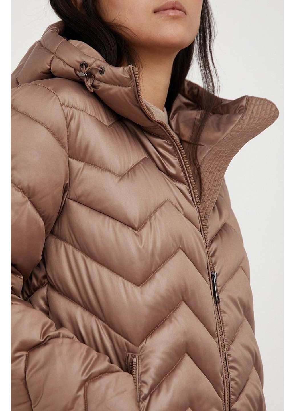 Коричневая зимняя куртка a20-12012-611 Finn Flare