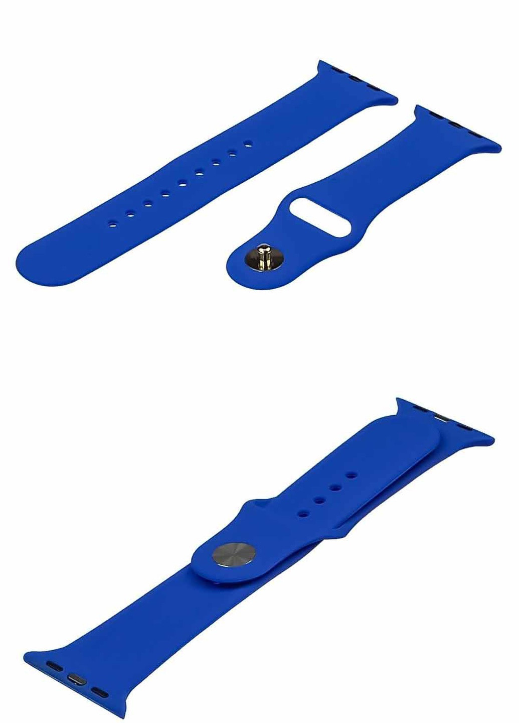 Ремешок силиконовый для Apple Watch Sport Band 38/40/41 mm размер S цвет №18 цвет синий ЦБ-00195348 Rainbow High (259466694)