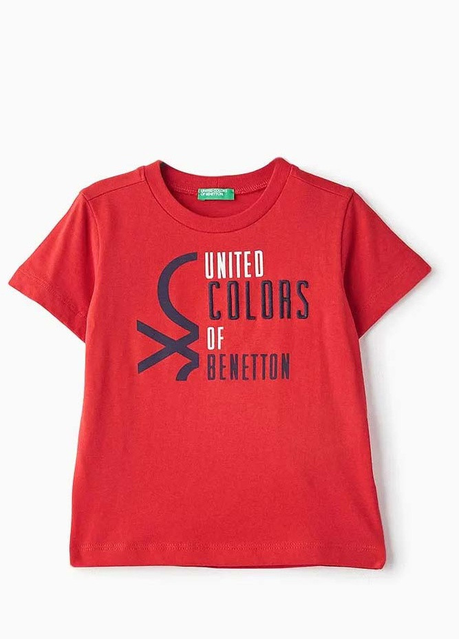Красная футболка United Colors of Benetton