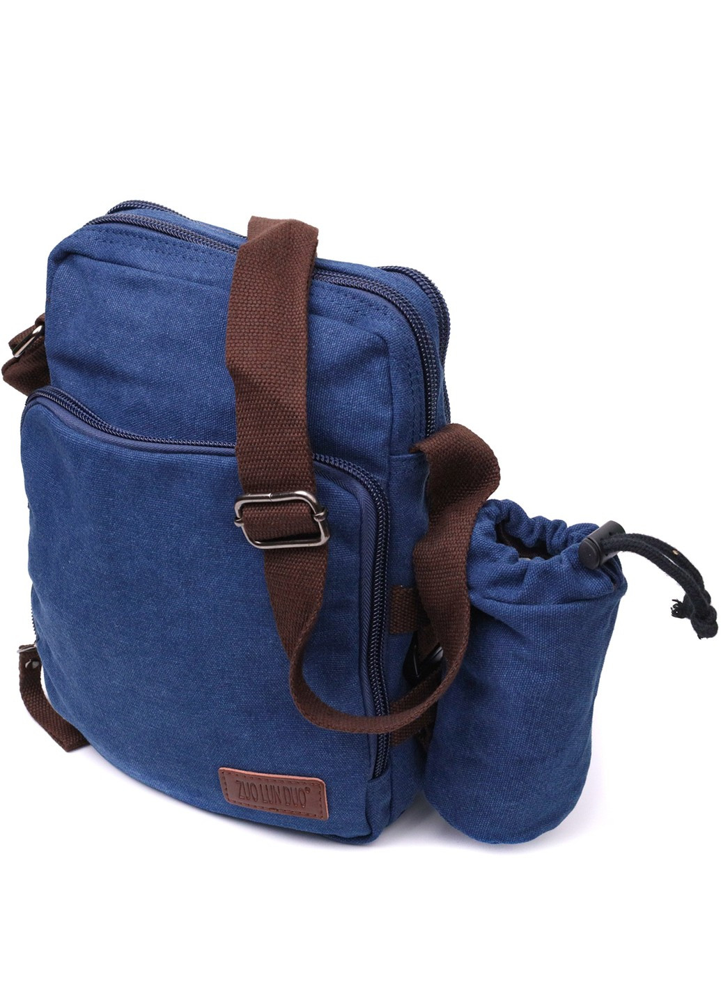 Мужская текстильная сумка с чехлом для воды 22211 Синий Vintage (267925347)