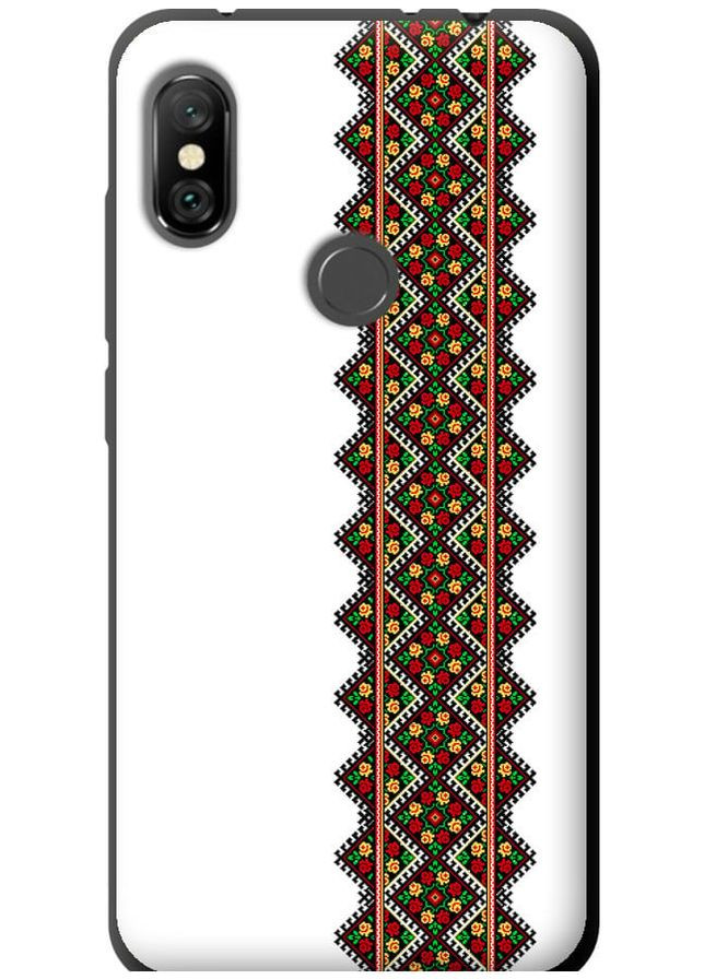 TPU чорний чохол 'Вишиванка 17' для Endorphone Xiaomi Redmi Note 6 Pro (269350190)