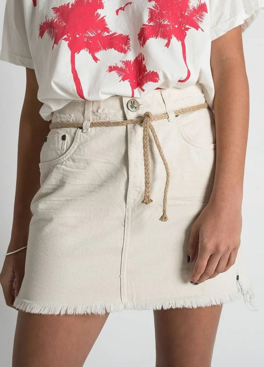 Бежевая юбка One Teaspoon