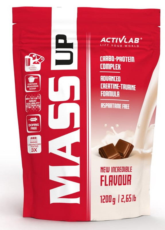 Гейнер Mass Up 1200g (Chocolate) ActivLab (256946264)