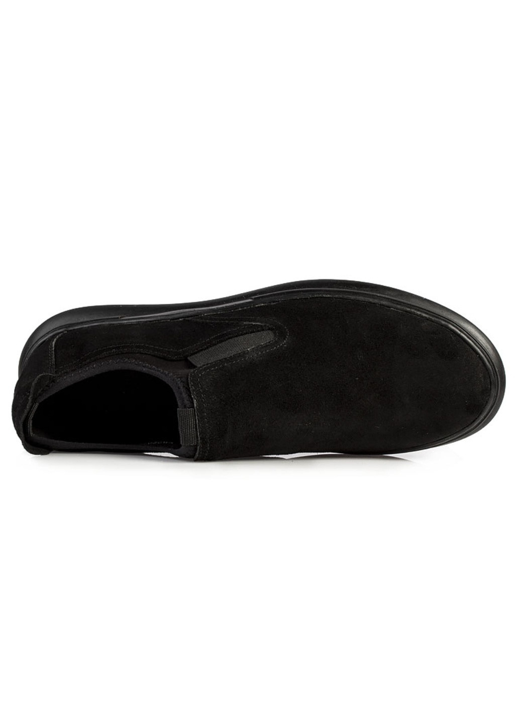 Черные повседневные туфли мужские бренда 9402023_(1) ModaMilano без шнурков