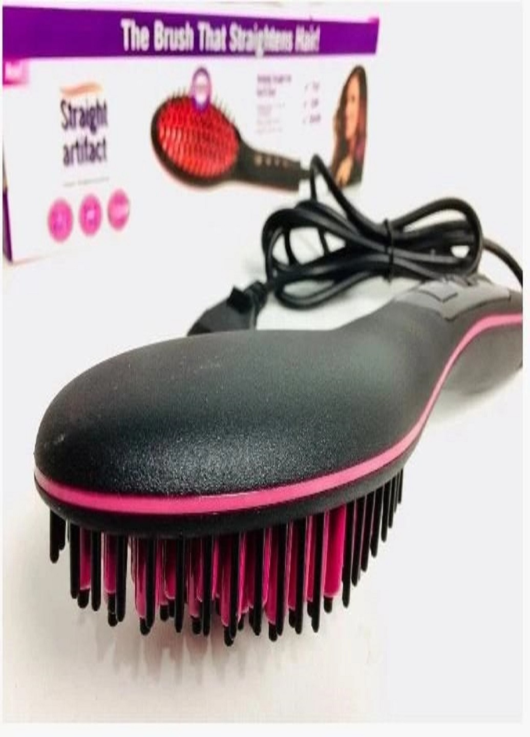 Гребінець-випрямляч для волосся Straight artifact HQT-906B електричний з LED дисплеєм VTech (259575334)