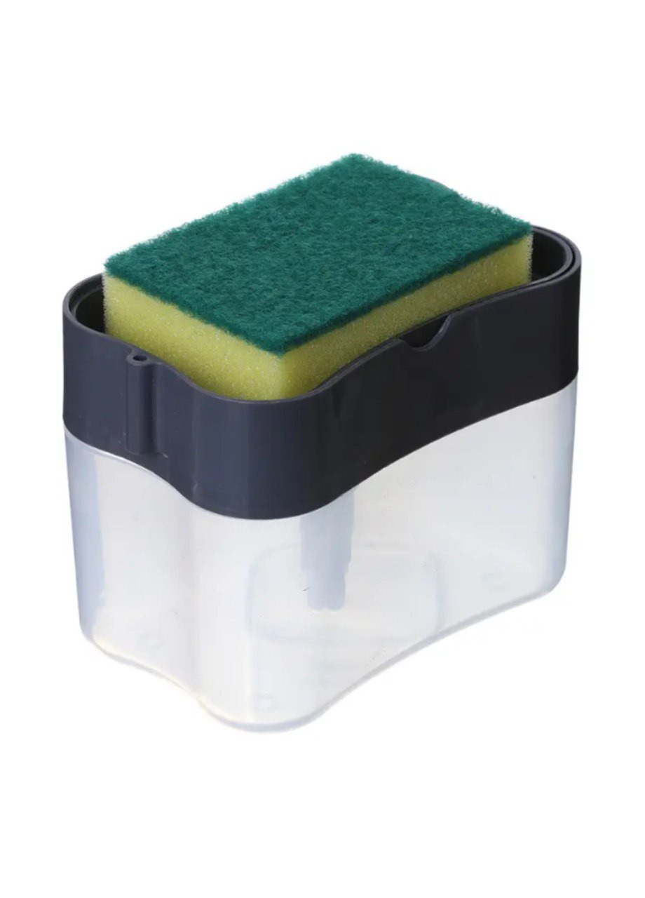 Мильниця із мочалкою, дозатор Sponge Caddy soap pump (261248322)