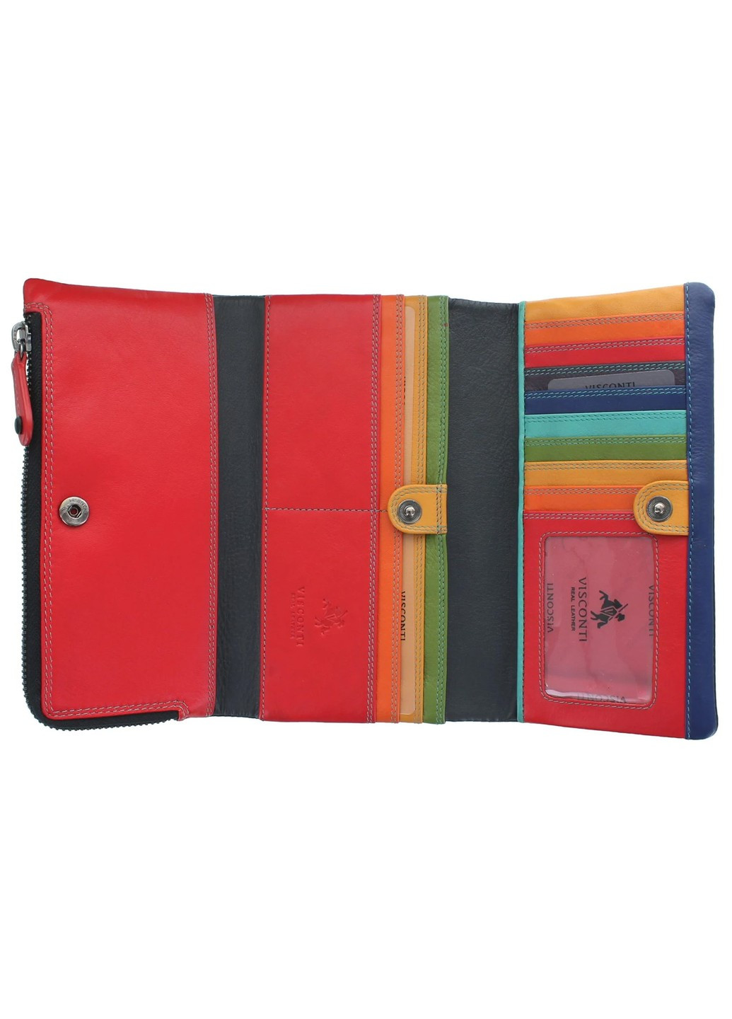 Кошелек женский кожаный CM72 RED/RHUMBA Visconti (258646238)
