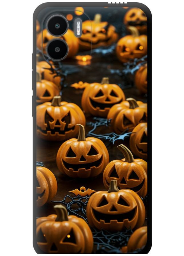 TPU черный чехол 'Тыквы 2' для Endorphone Xiaomi Redmi A1 (266807123)