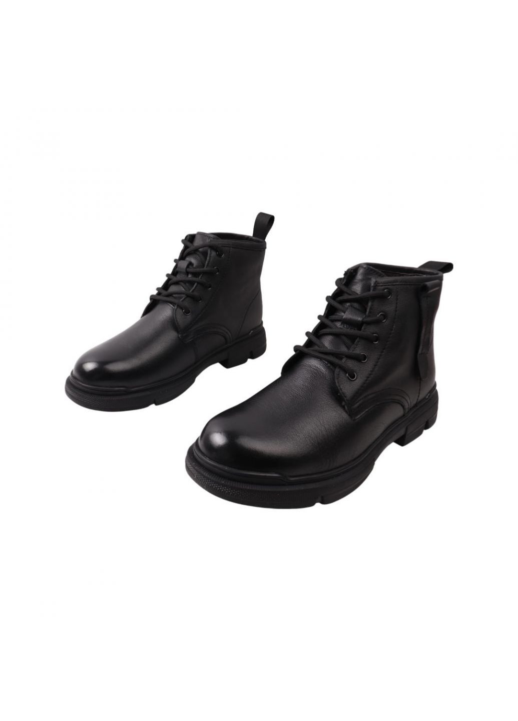 Черевики чоловічі чорні натуральна шкіра Berisstini 66-22ZHC (257440328)