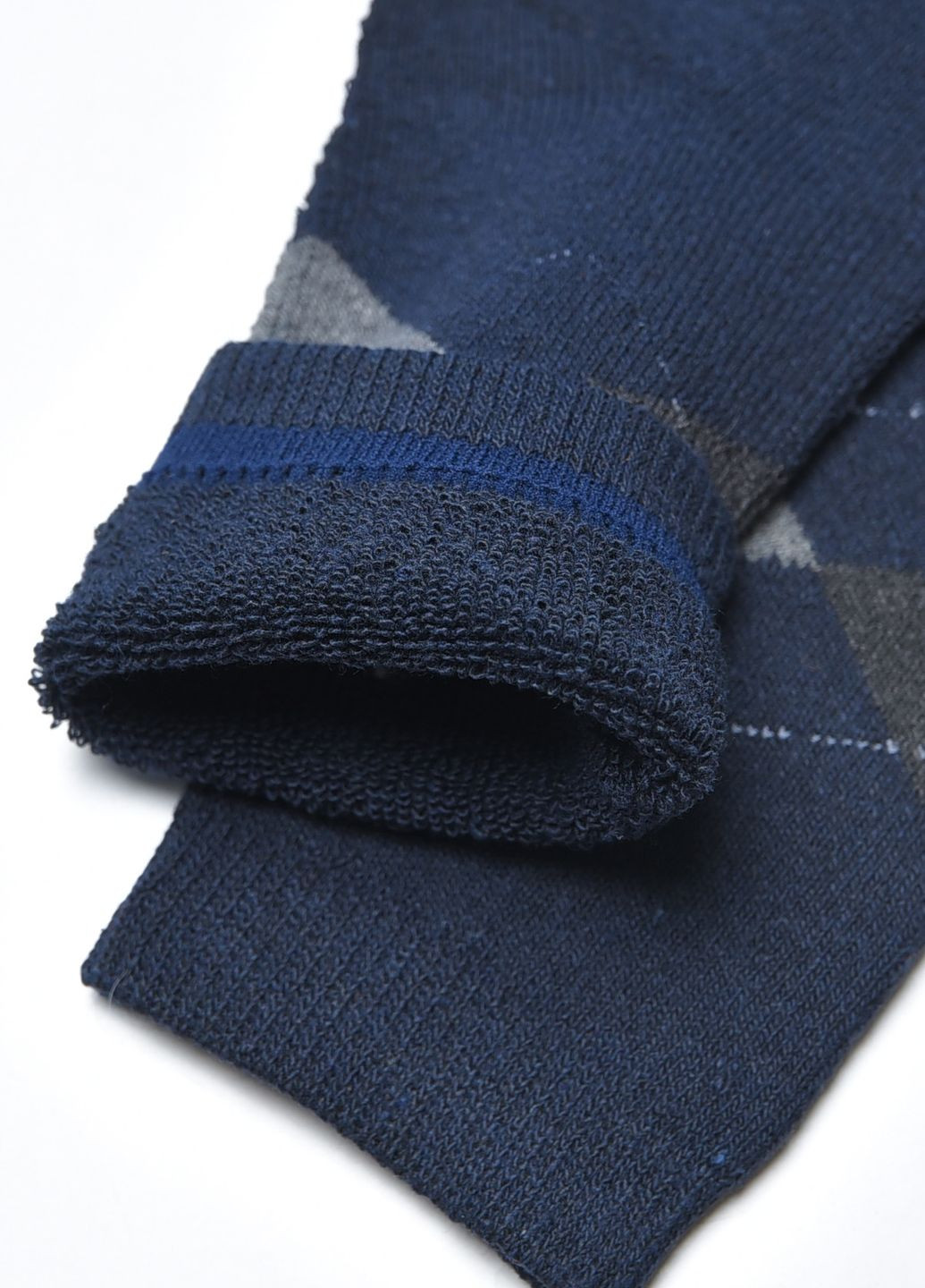 Носки махровые мужские темно-синего цвета размер 42-48 Let's Shop (267167151)