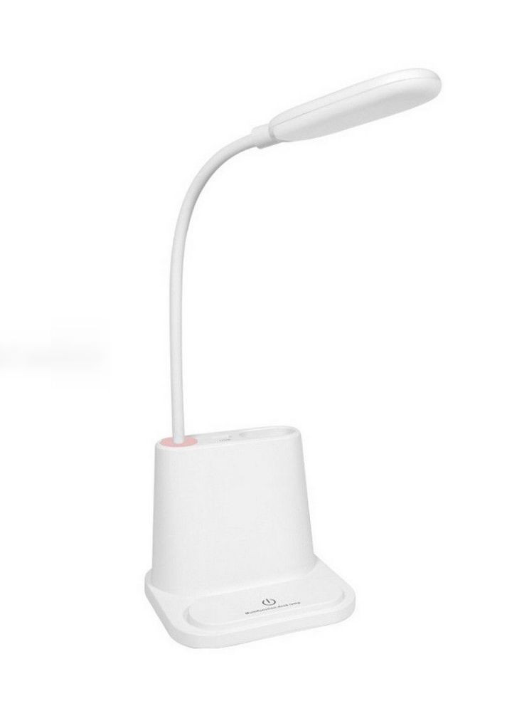 Настольный светильник 3 в 1 беспроводная с функцией POWER BANK Белая No Brand (260511717)
