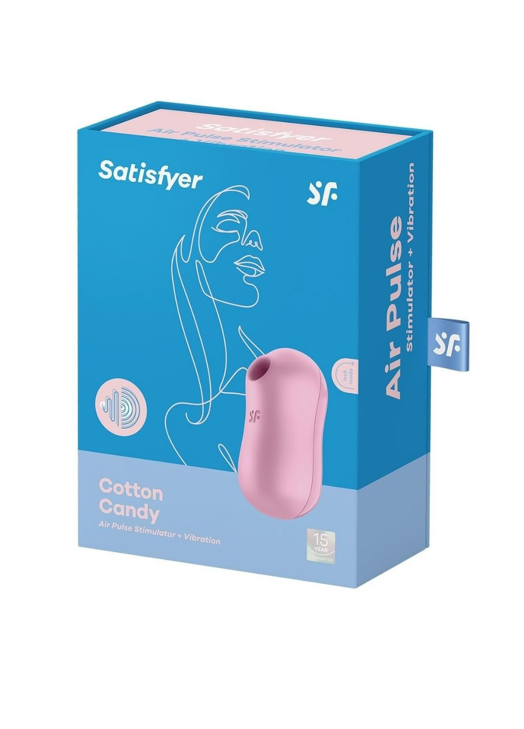 Вакуумный компактный клиторальный стимулятор Satisfyer cotton candy lilac (266133878)