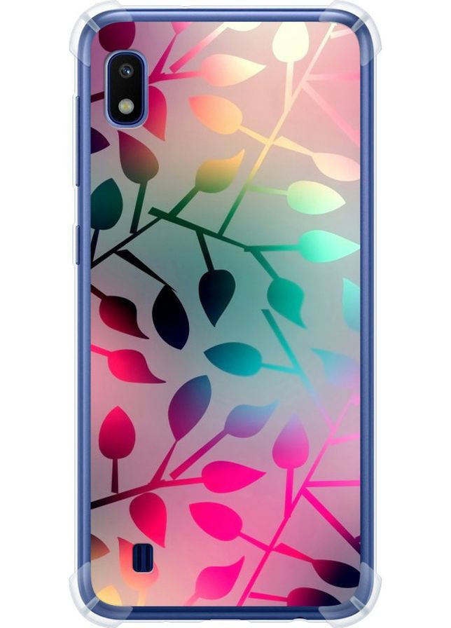 Силикон с усиленными углами чехол 'Листья' для Endorphone Samsung Galaxy A10 2019 A105F (262978234)
