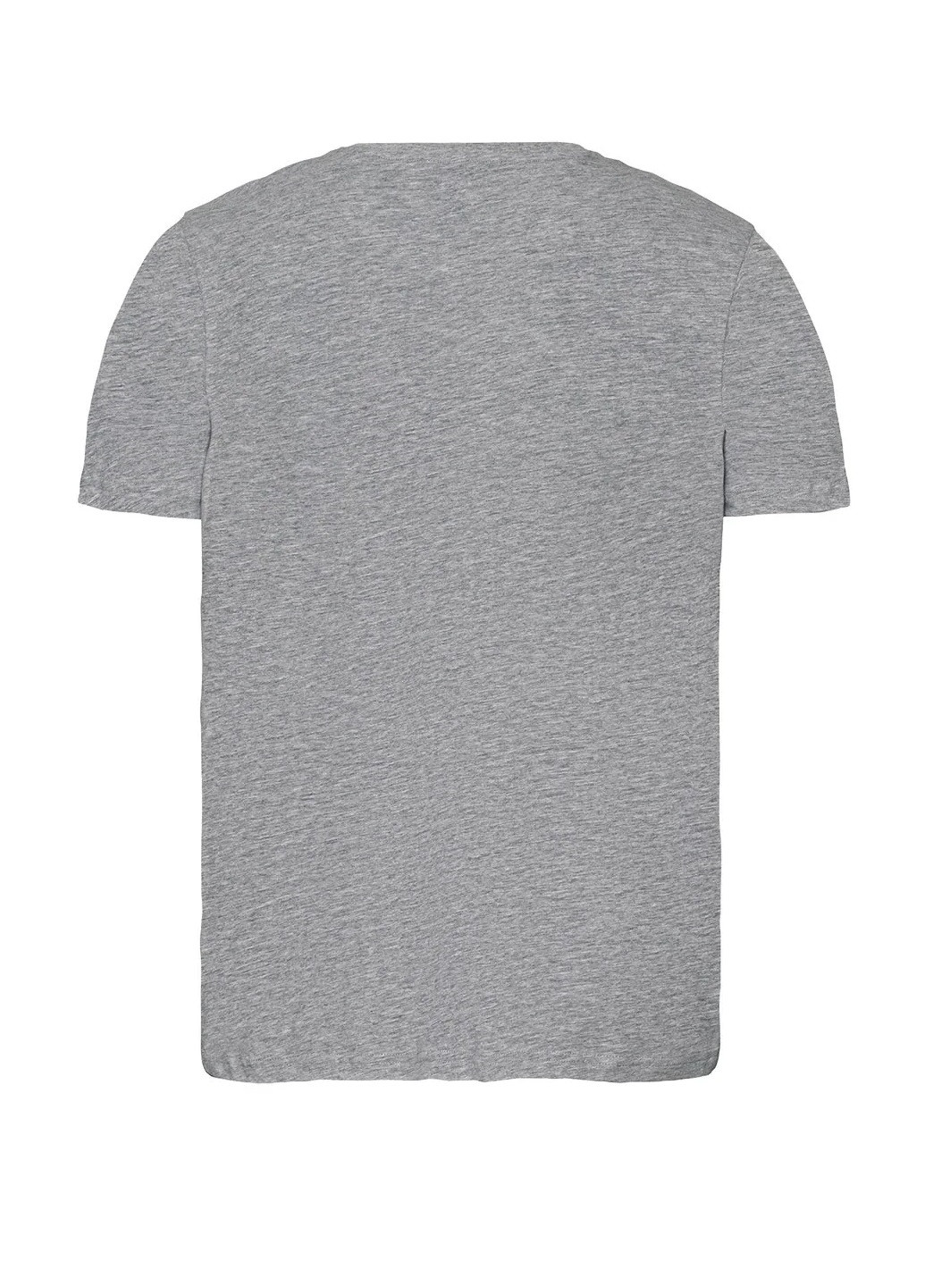Сіра футболка з коротким рукавом Livergy