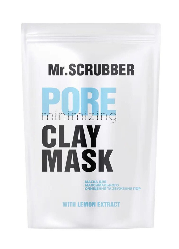 Маска для очищення та звуження пор обличчя Clay Mask Pore Minimizing, 150 г Mr. Scrubber (259158226)