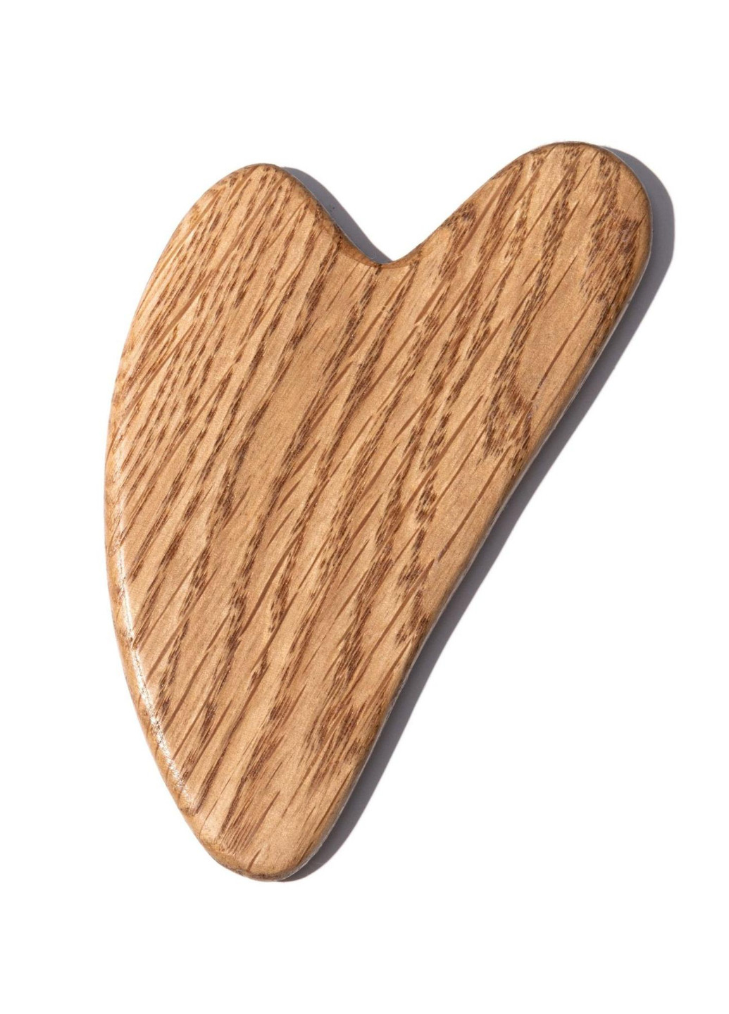 Шкребок гуаша для масажу обличчя дерев‘яний Hillary - (257087230)