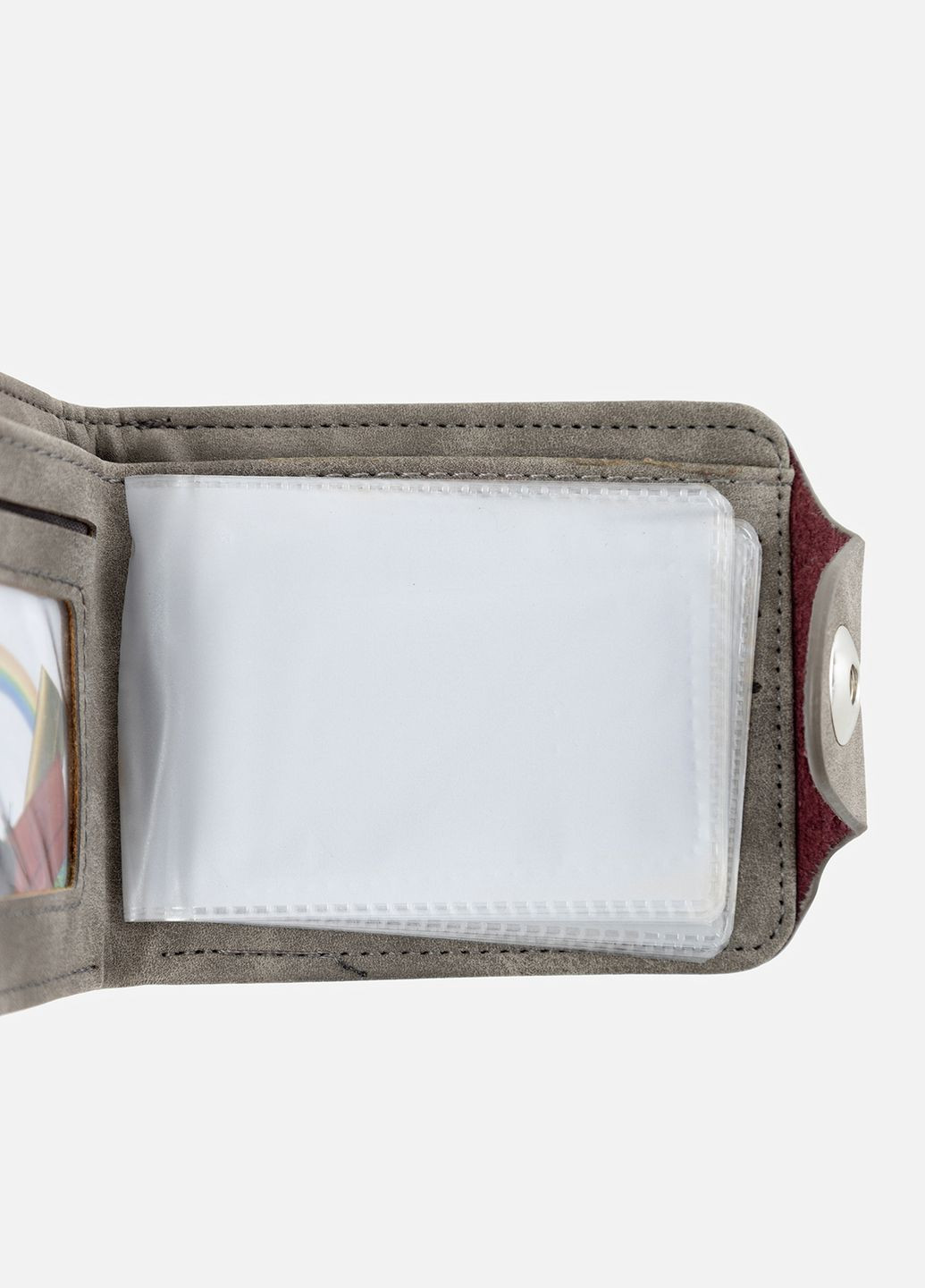 Чоловічий гаманець колір сірий ЦБ-00242301 No Brand (276903566)