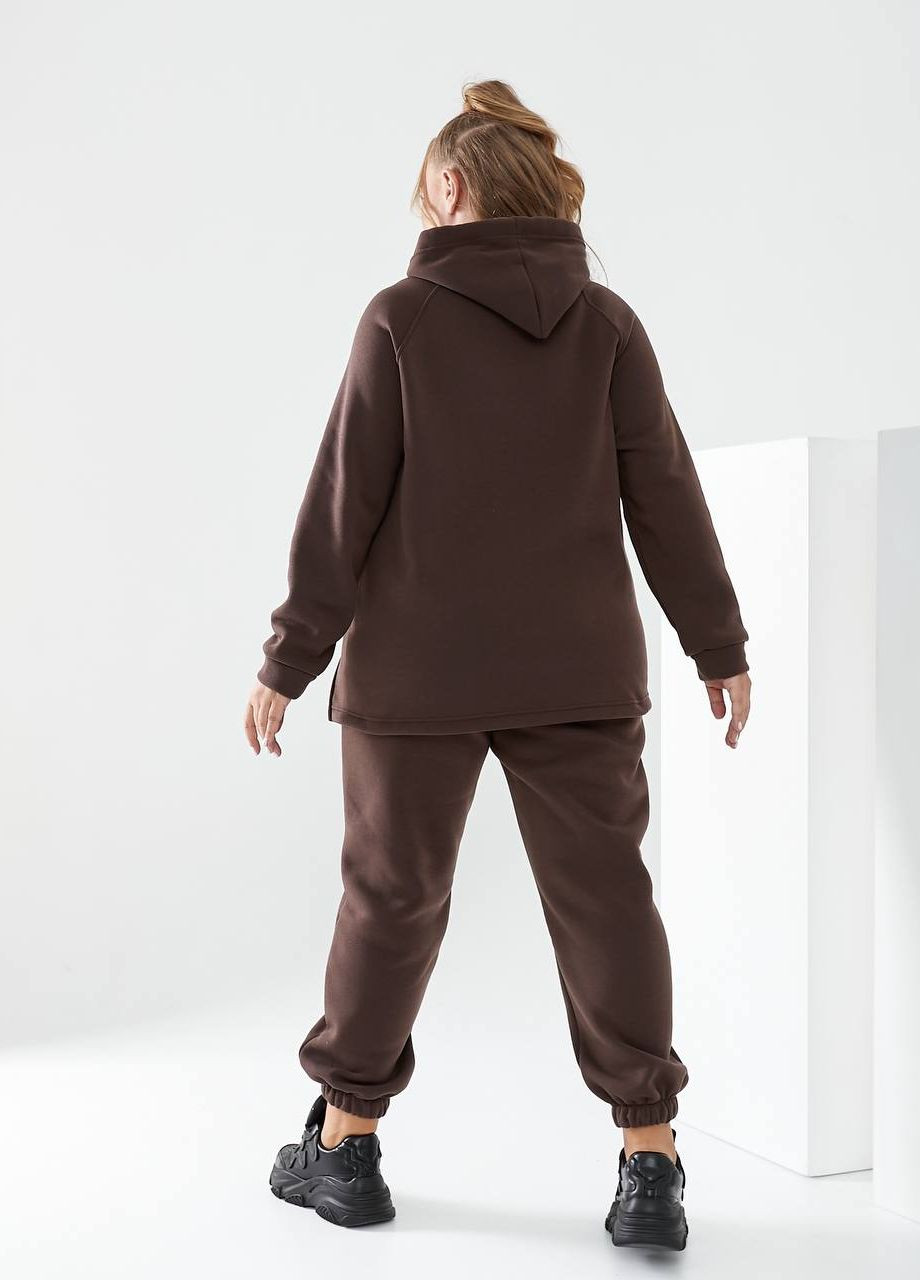 Жіночий прогулянковий костюм колір шоколад р.50/52 440856 New Trend (263133909)