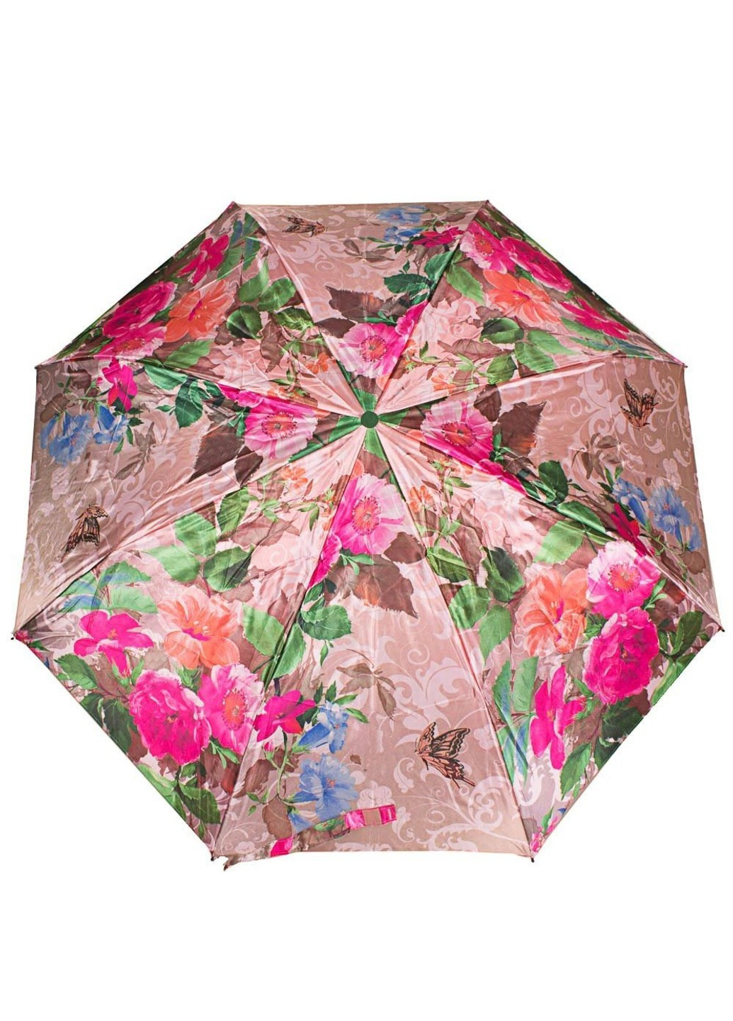 Зонт женский стильный полуавтомат бежевый Zest (262976533)