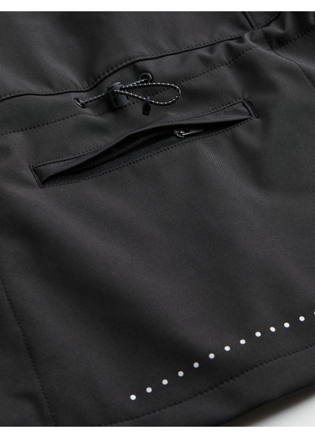 Чорна демісезонна жіноча вітрозахисна куртка н&м (56093) xs чорна H&M