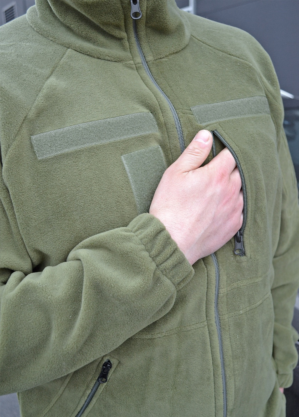 Тактичний флісовий костюм з липучками ZM (258246369)