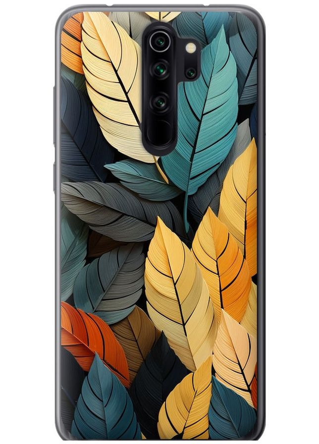 Силиконовый чехол 'Кольорове листя' для Endorphone Xiaomi Redmi Note 8 Pro (265393699)