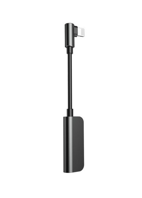 Перехідник Male Lightning на 3.5mm + роз'єм Lightning (2А, iPhone або iPad під керуванням iOS 10 та вище) Baseus (259445679)
