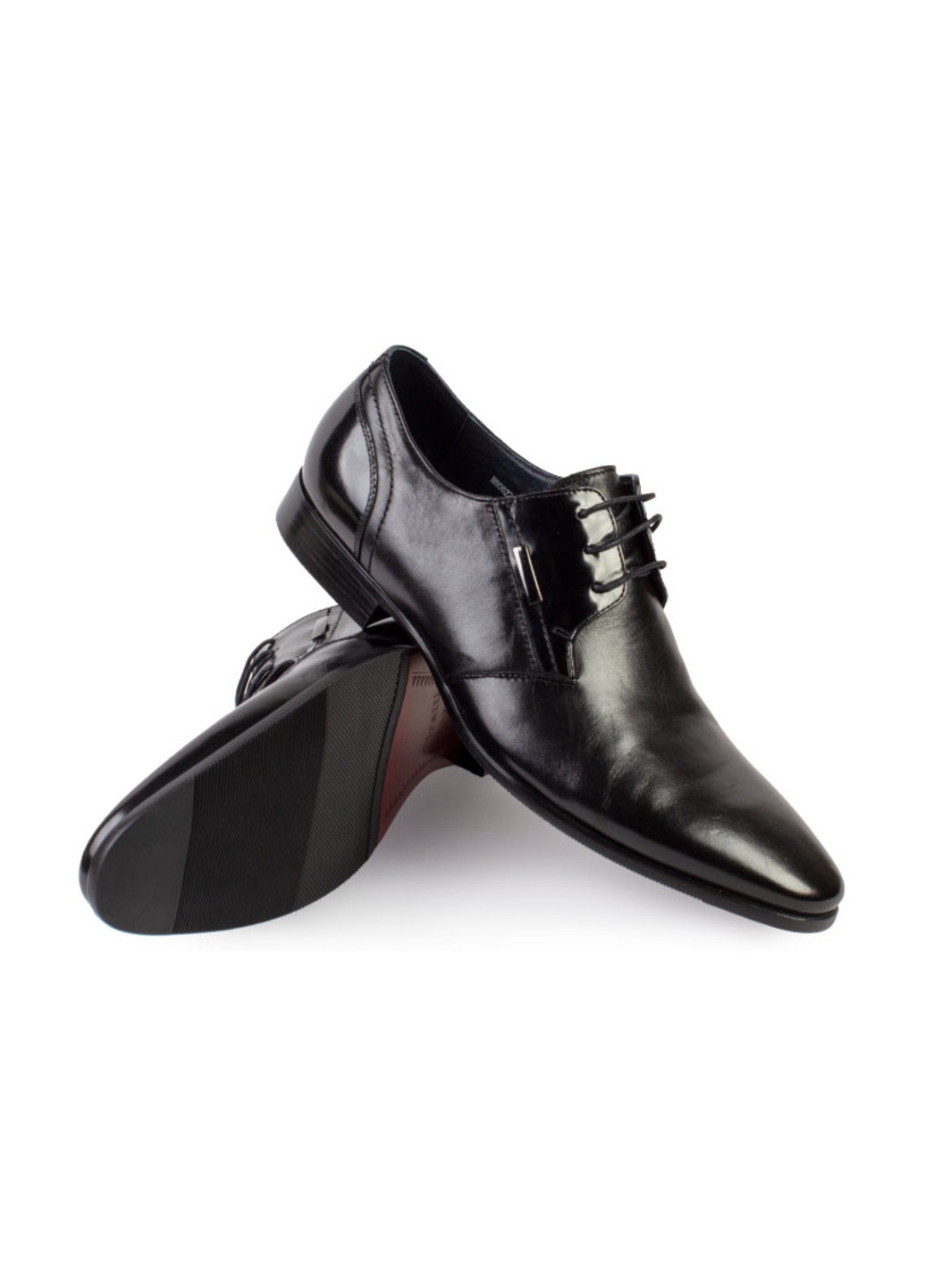 Черные повседневные туфли мужские бренда 9402142_(1) La Pinta на шнурках