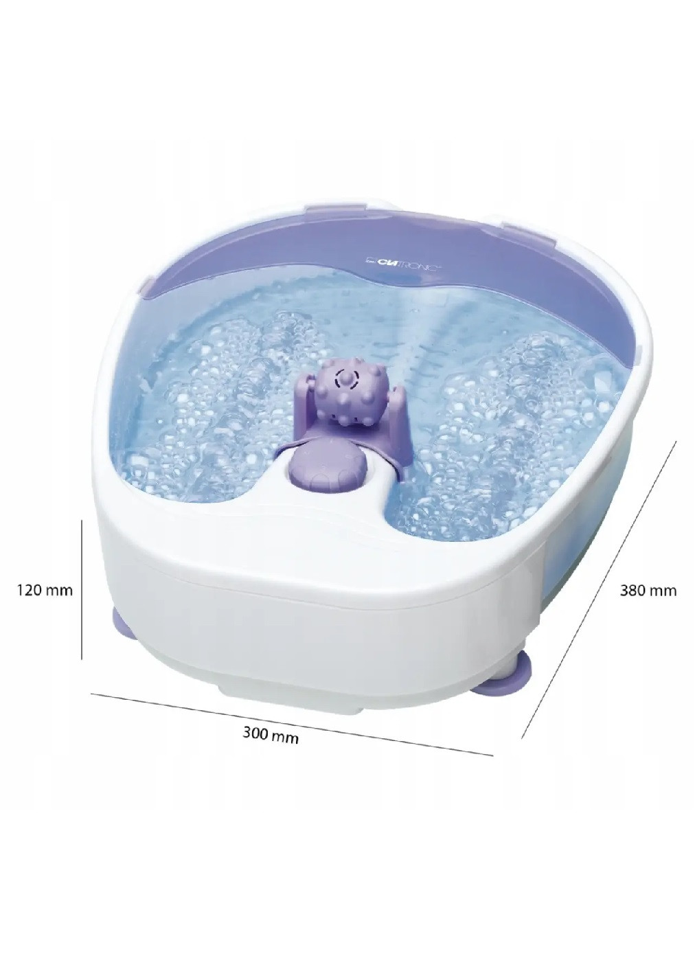 Ванночка массажер для ног массажная для расслабляющего пузырькового вибрационного массажа 90 Вт 38х30х12 см (475836-Prob) Unbranded (272097215)