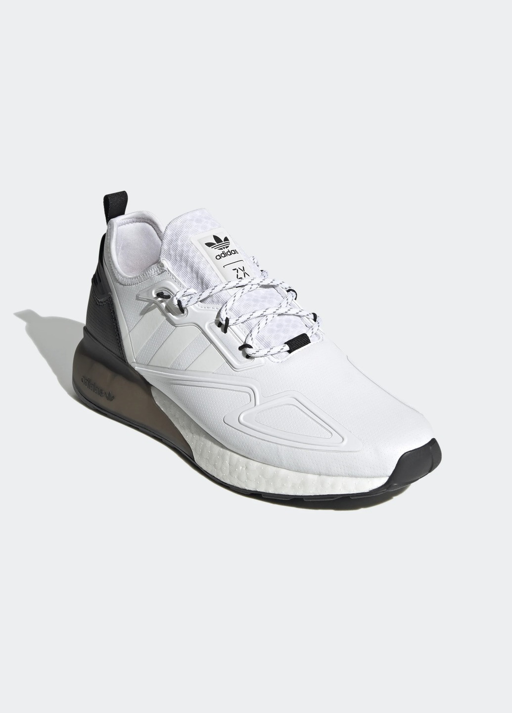 Черно-белые кроссовки adidas ZX 2K Boost