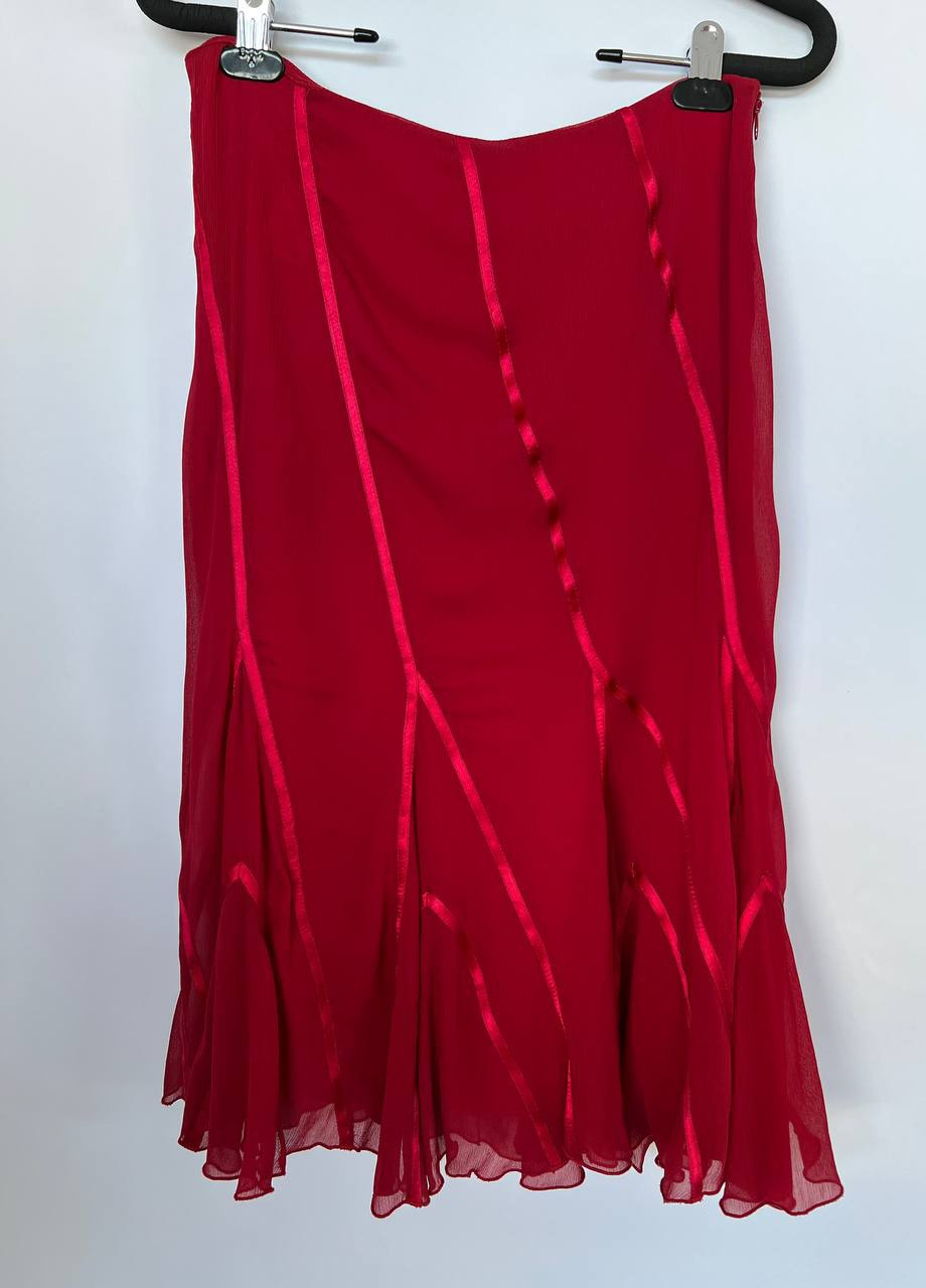 Красная повседневный юбка Peserico
