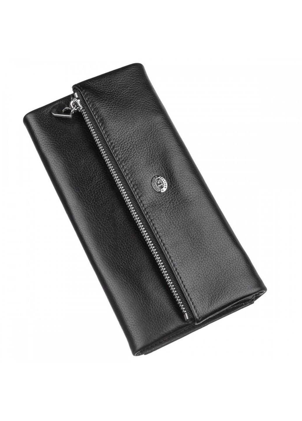 Женский чёрный кошелёк из натуральной кожи ST Leather 20090 ST Leather Accessories (262453755)