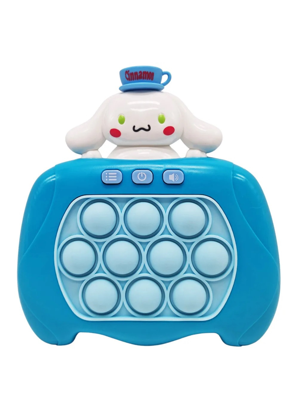 Електронна іграшка антистрес консоль головоломка для дітей малюків з бульбашками на батарейках (476247-Prob) Сіннаморолл синій Unbranded (277978167)