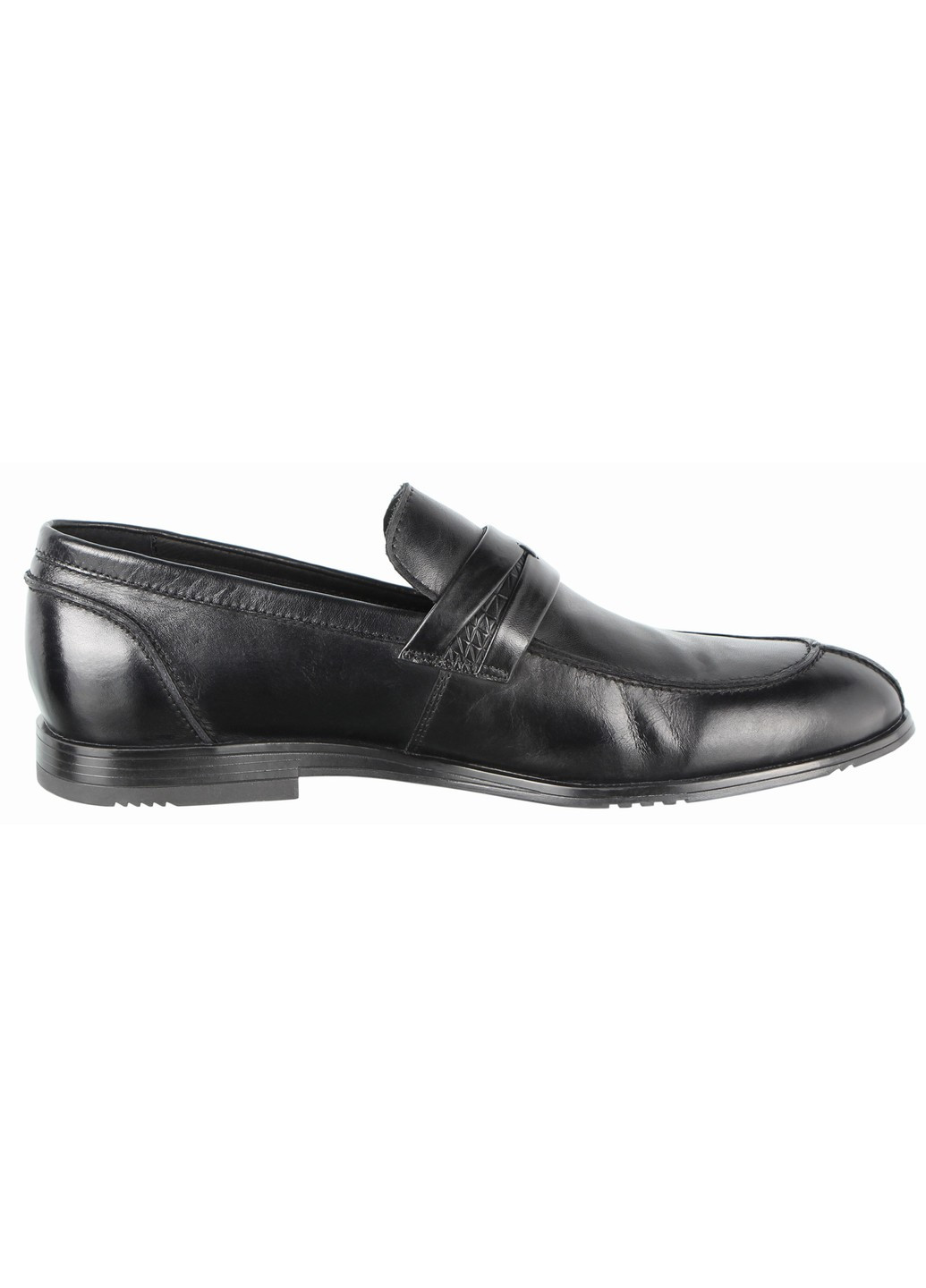 Черные мужские классические туфли 197400 Buts без шнурков