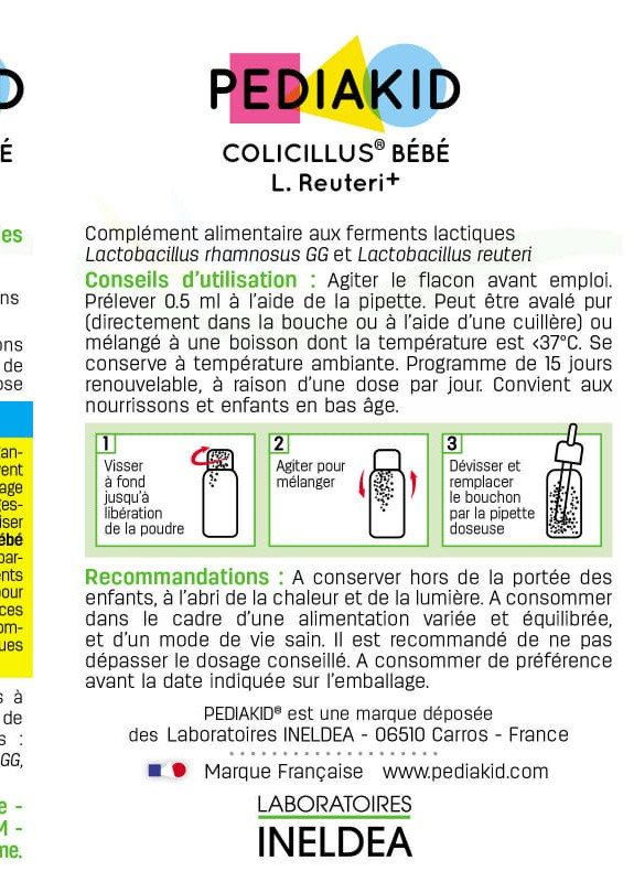Colicillus® Bebe L. Reuteri + 8 ml /16 servings/ Pediakid (258498900)