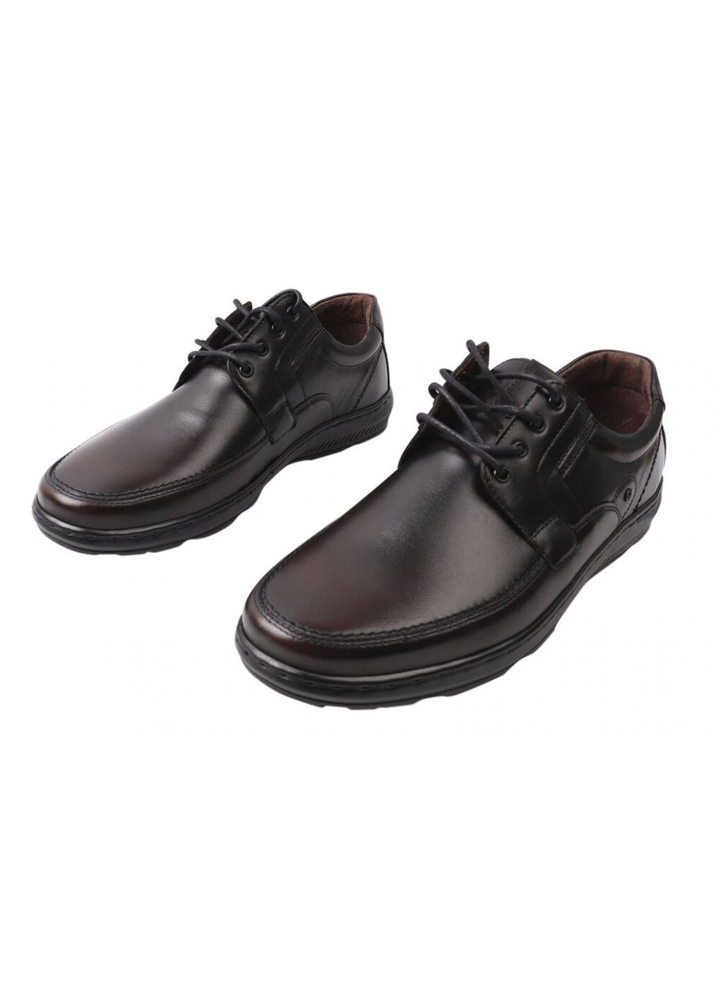 Туфлі чоловічі з натуральної шкіри, на низькому ходу, колір чорний, Giorgio 15-21dtc (257438109)