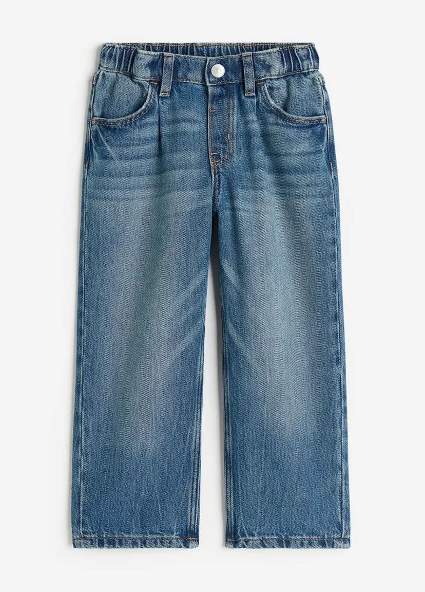 Синие демисезонные штаны джинсы для мальчика 9328 140 см синий 70211 H&M