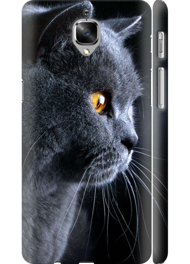 3D пластиковий матовий чохол 'Гарний кіт' для Endorphone oneplus 3 (258051868)