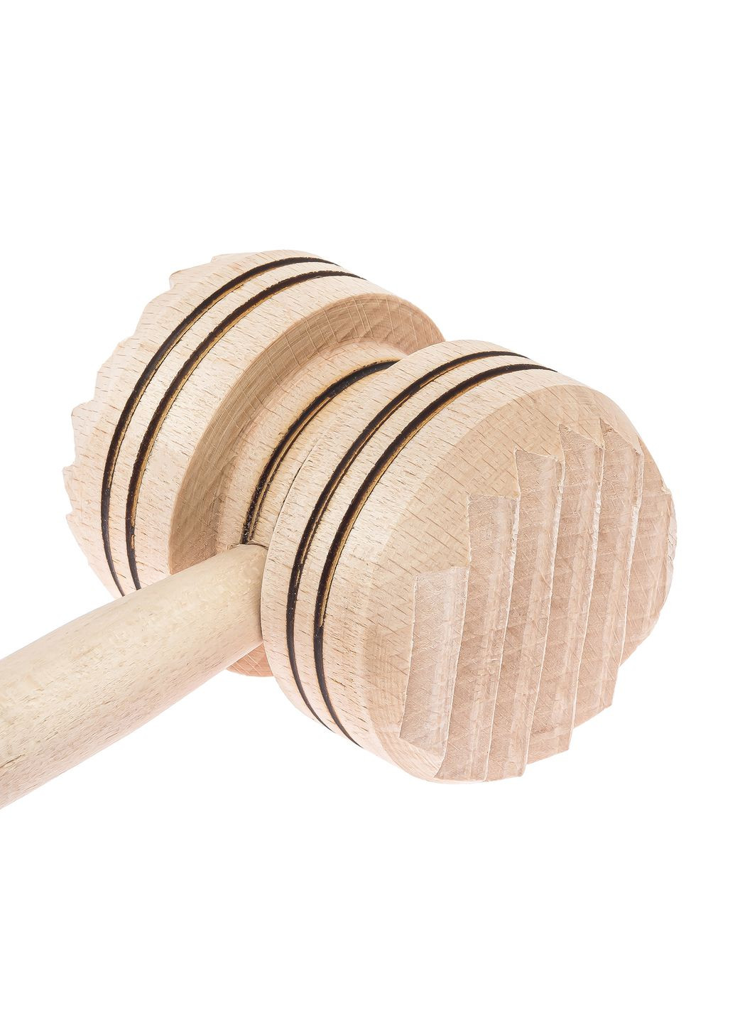 Молоток для отбивания мяса круглый деревянный 30 см Woodly (268369553)
