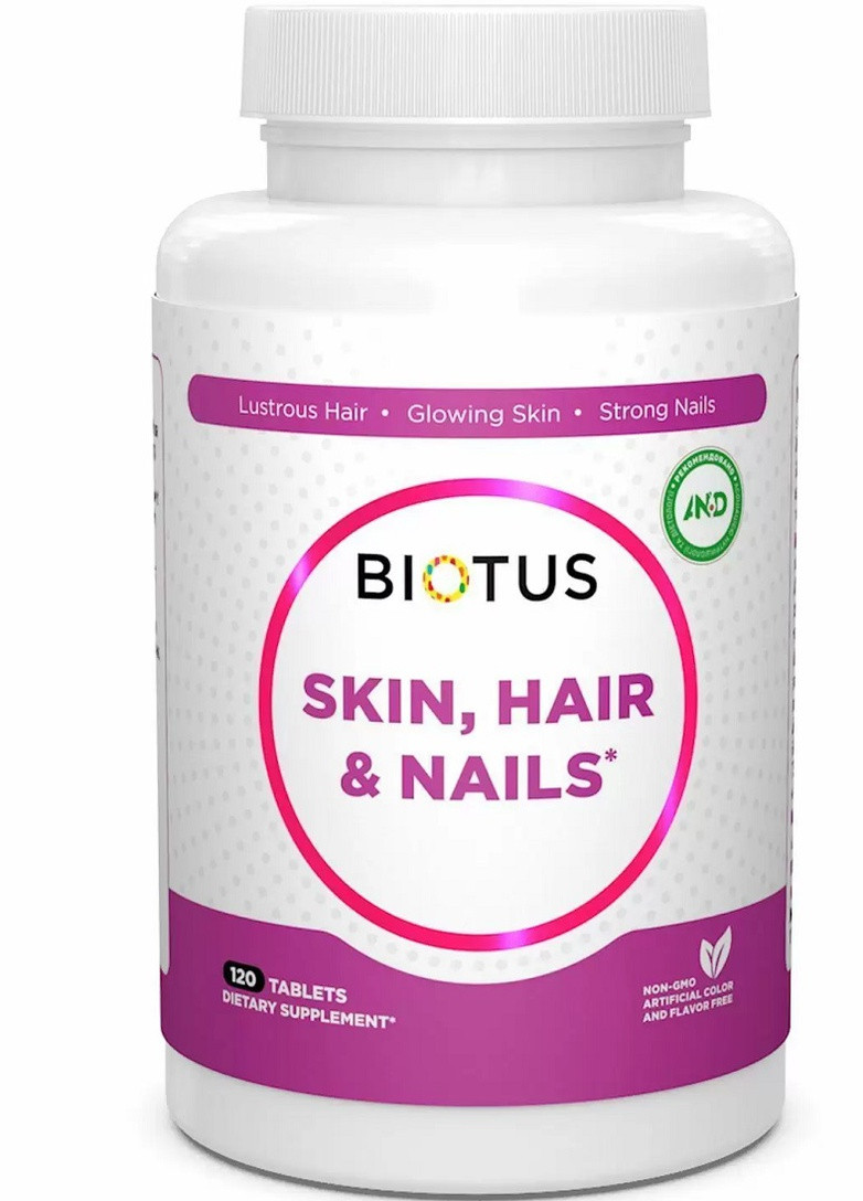 Hair, Skin & Nails 120 Tabs BIO-531217 Biotus (257252878)