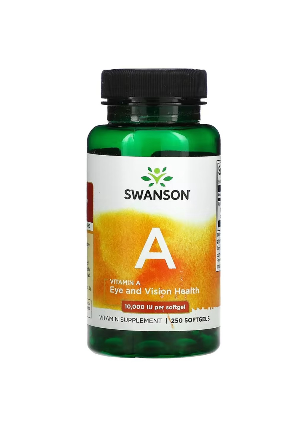 Вітамін А Vitamin A 10,000 IU - 250 софтгель Swanson (271823047)