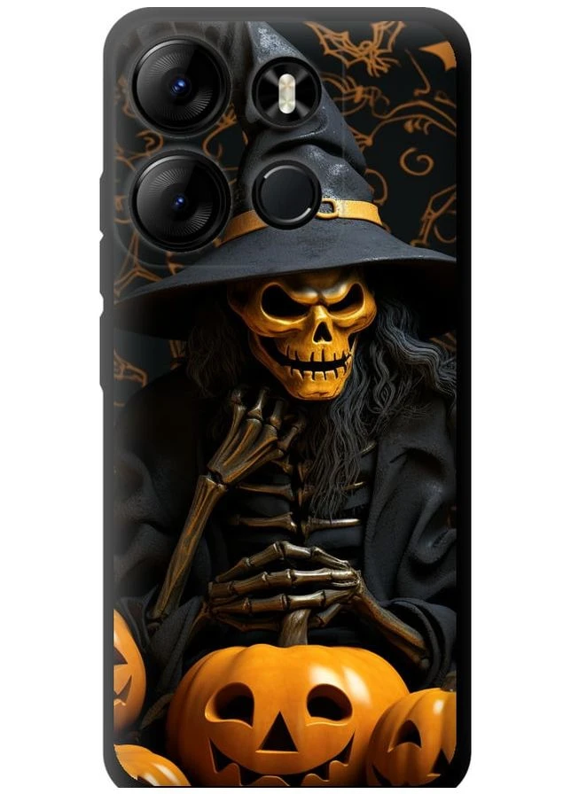 TPU черный чехол 'Halloween 2' для Endorphone Tecno Spark Go 2023 BF7 (266806394)