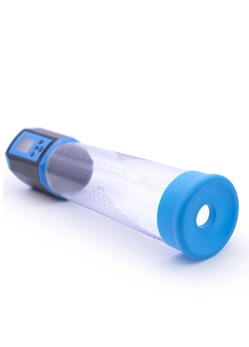 Автоматическая вакуумная помпа Passion Pump Blue, LED-табло, перезаряжаемая, 8 режимов Men Powerup (258261902)
