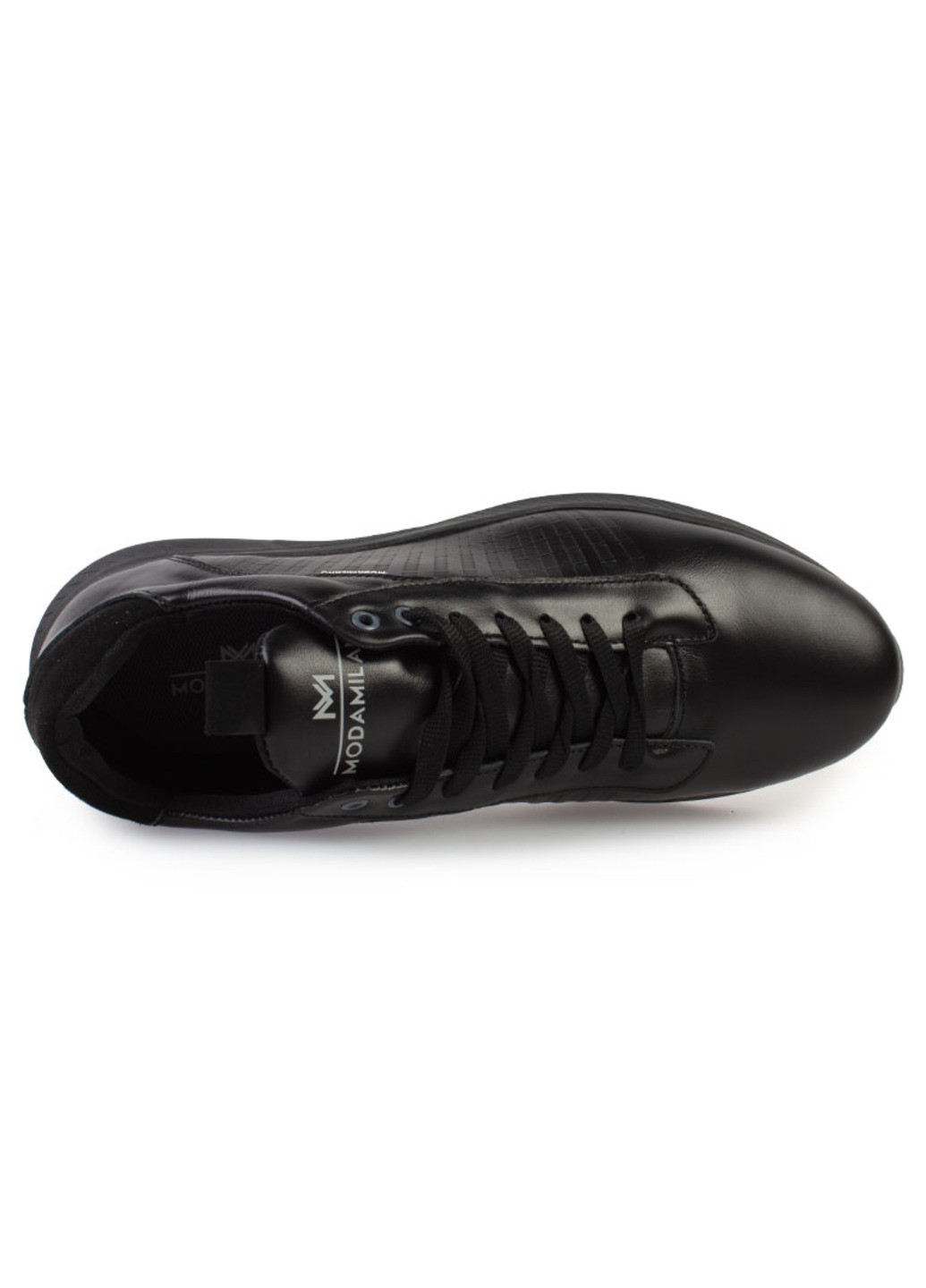 Черные демисезонные кроссовки мужские бренда 9402172_(1) ModaMilano