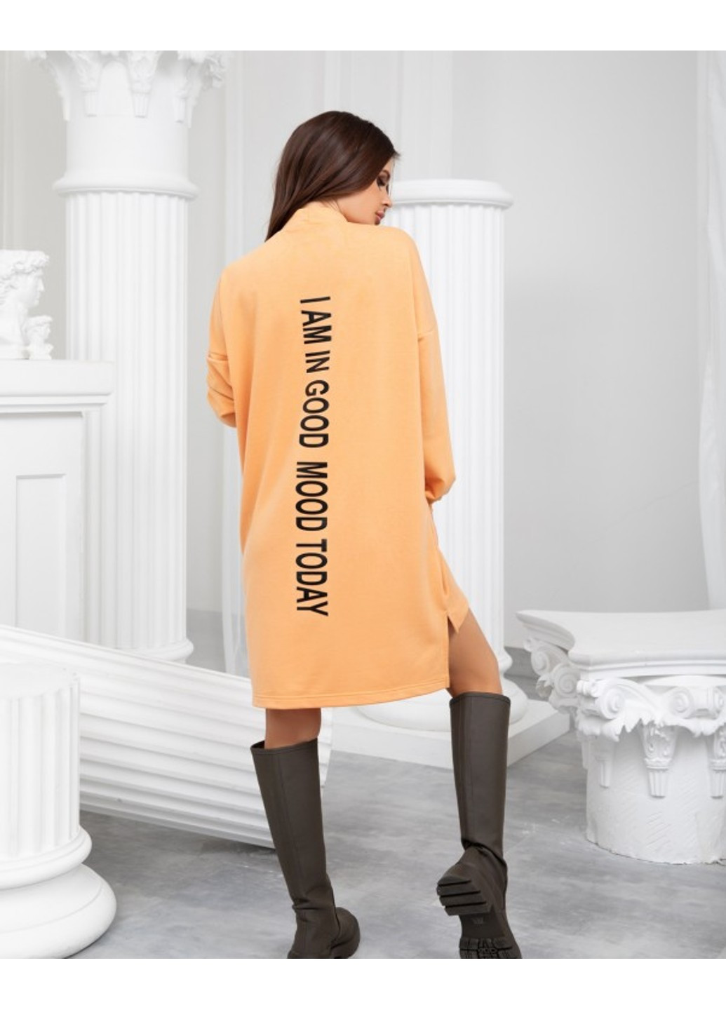 Гірчична спортивна сукня 13229 гірчичний ISSA PLUS